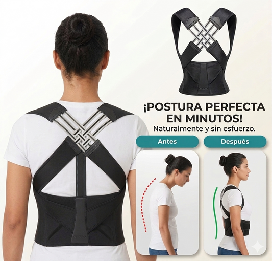 Corrector Postural Ergonómico, Cómodo y Flexible -  PROX