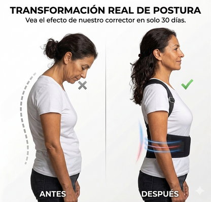Corrector Postural Ergonómico, Cómodo y Flexible -  PROX